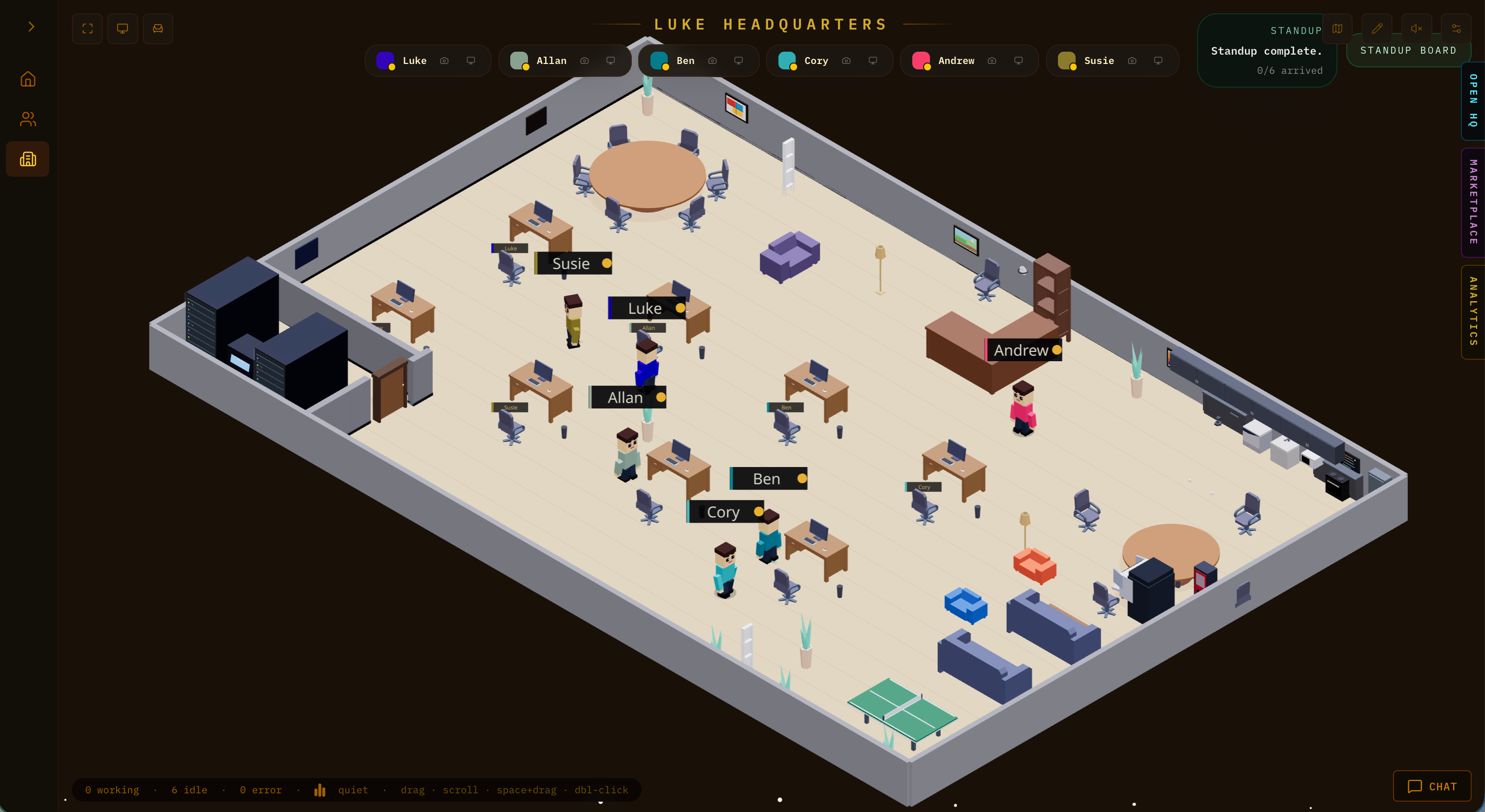 HIVIN 3D Office powered by Claw3D